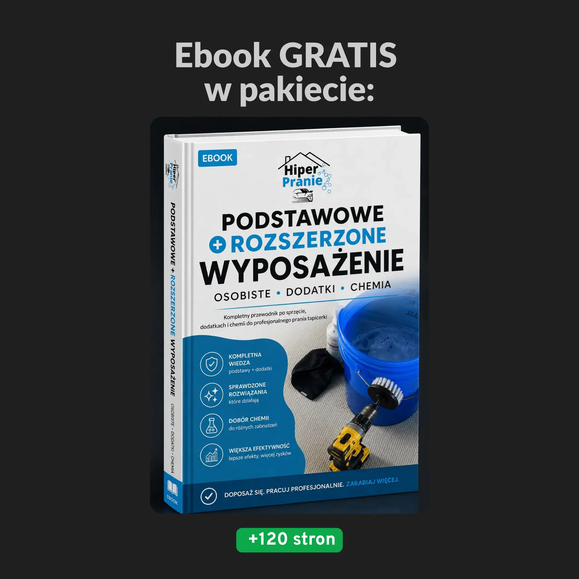 ✅️Sprawdzony kurs zarabiania na praniu tapicerki – PAKIET EKSPERT | Materiały GRATIS | MENTORING | Certyfikaty🥇