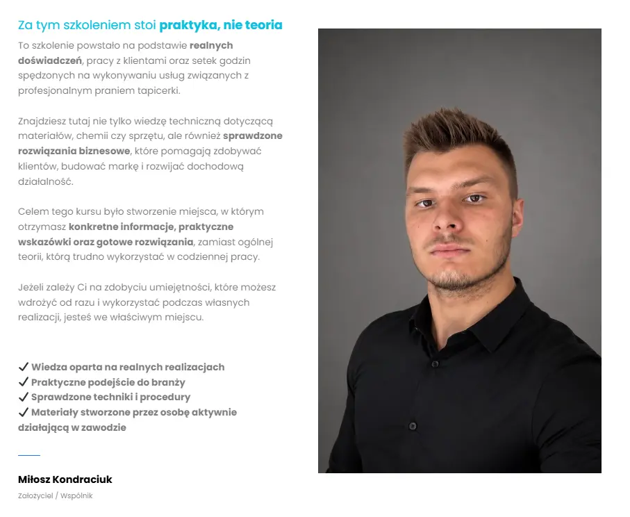 ✅️Sprawdzony kurs zarabiania na praniu tapicerki – PAKIET EKSPERT | Materiały GRATIS | MENTORING | Certyfikaty🥇